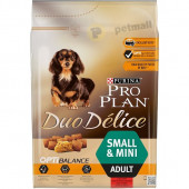 Пълноценна суха храна Pro Plan DUO DELICE - с говеждо за кучета в зряла възраст от малки породи